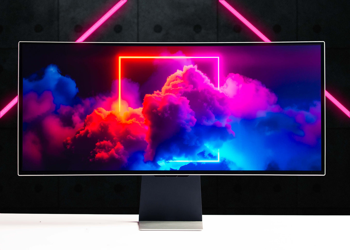 SAMSUNG 34 Odyssey G85SB QD-OLED Ultra WQHD Curved 175Hz LS34BG850SNXZA - Silver