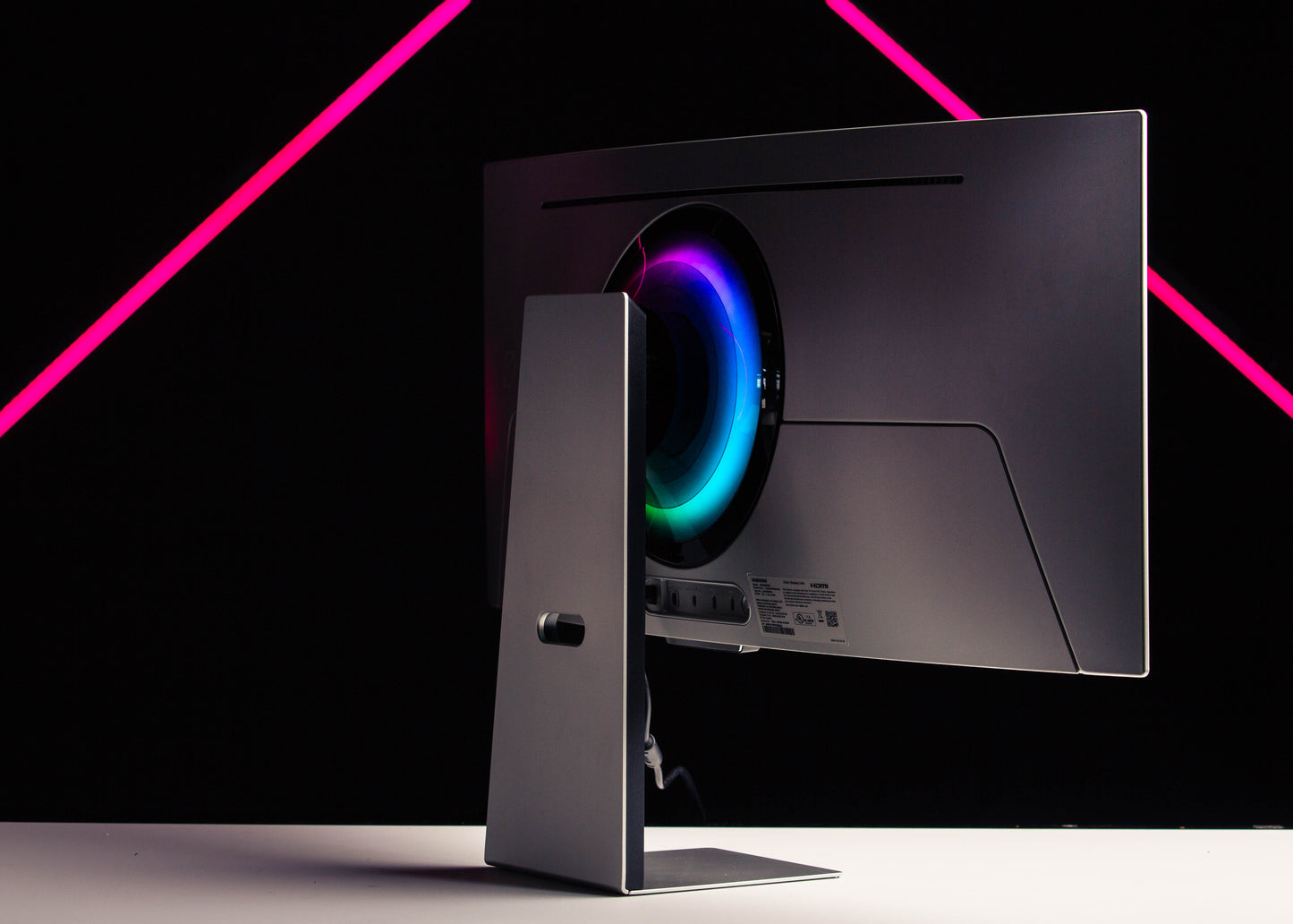 SAMSUNG 34 Odyssey G85SB QD-OLED Ultra WQHD Curved 175Hz LS34BG850SNXZA - Silver