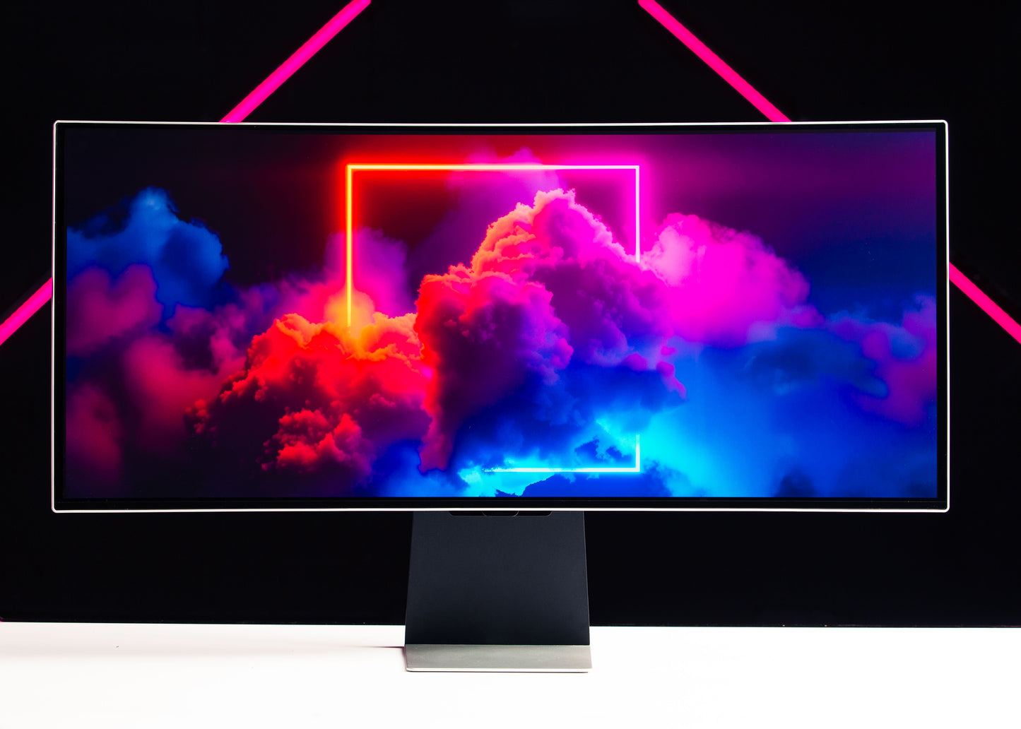 SAMSUNG 34 Odyssey G85SB QD-OLED Ultra WQHD Curved 175Hz LS34BG850SNXZA - Silver