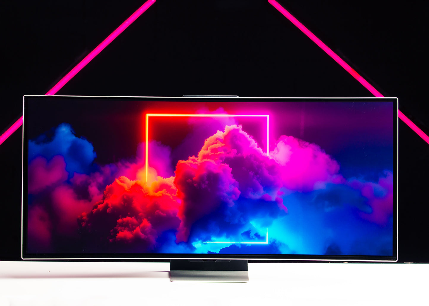 SAMSUNG 34 Odyssey G85SB QD-OLED Ultra WQHD Curved 175Hz LS34BG850SNXZA - Silver