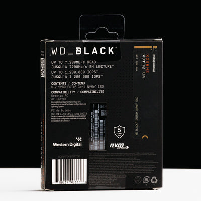 8TB - WD_BLACK SN850X NVMe Internal Gaming SSD Solid State Drive - Gen4 PCIe, M.2 2280
