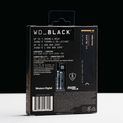 2TB - WD_BLACK SN850X NVMe Internal Gaming SSD Solid State Drive - Gen4 PCIe, M.2 2280