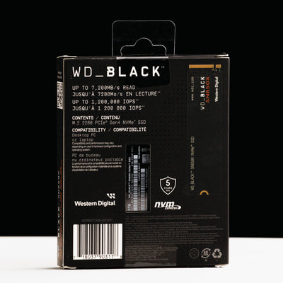 4TB - WD_BLACK SN850X NVMe Internal Gaming SSD Solid State Drive - Gen4 PCIe, M.2 2280