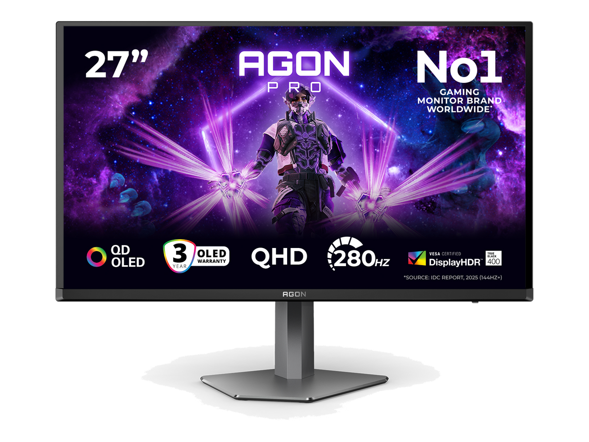 AOC AGON AG276QZD2 27″ QHD 280Hz OLED — 1