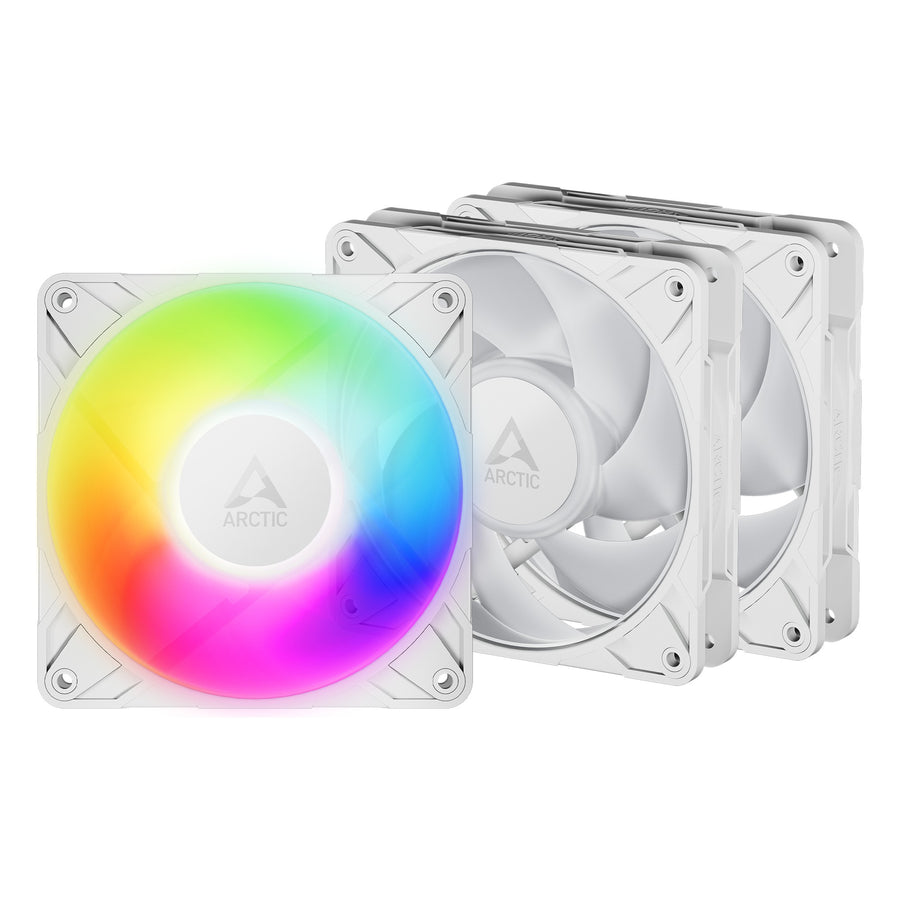Arctic FREEZER P12 Pro A-RGB (ACFAN00326A) 120mm 3-Pack White Case Fan — 1