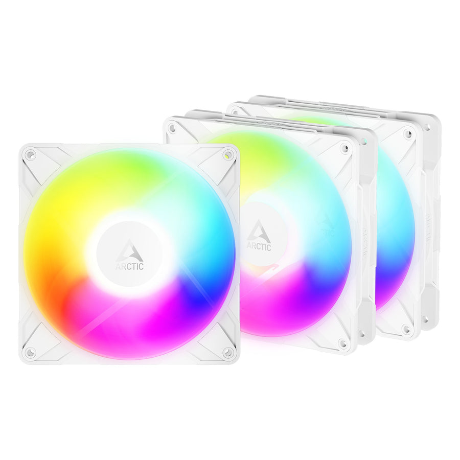 Arctic FREEZER P14 Pro Reverse A-RGB 140mm 3-Pack White Case Fan — 1