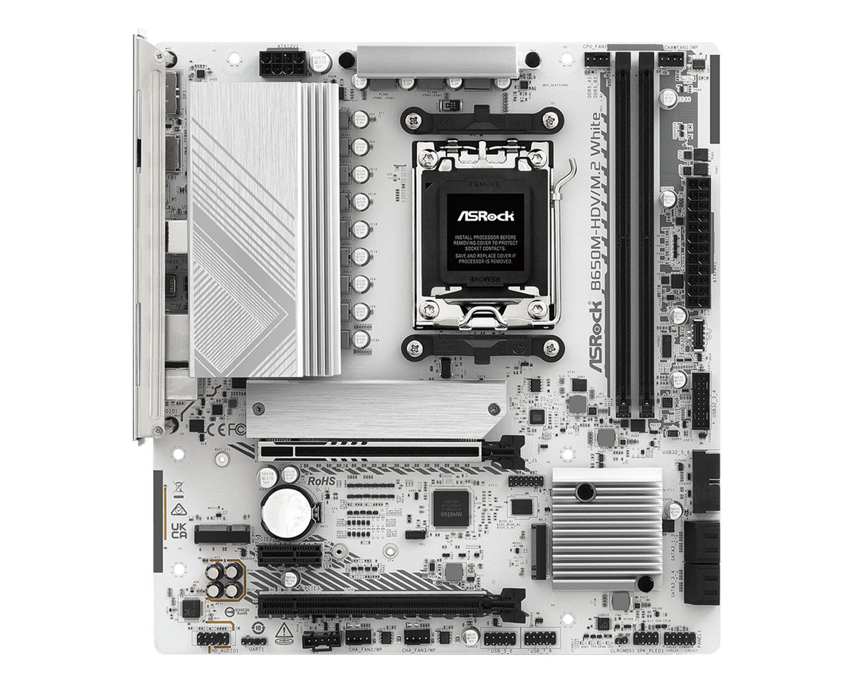ASRock B650M-HDV/M.2 White — 1