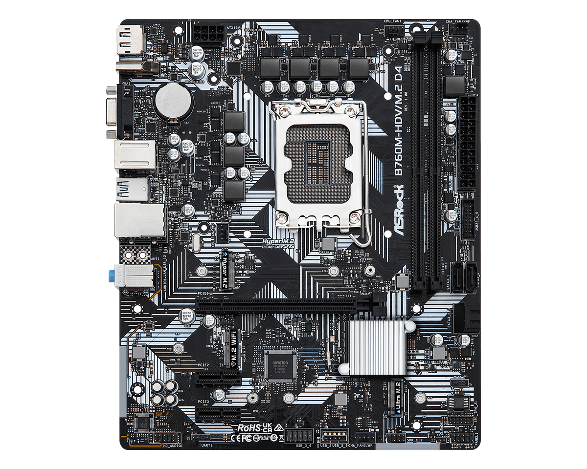 ASRock B760M-HDV/M.2 D4 — 1
