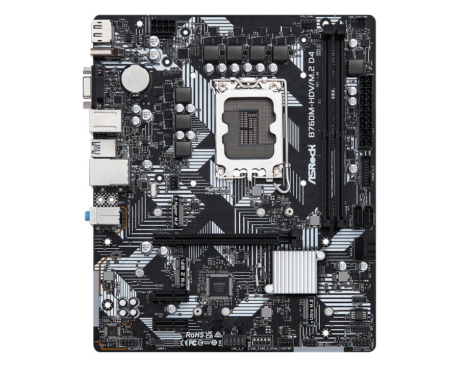 ASRock B760M-HDV/M.2 D4 — 1