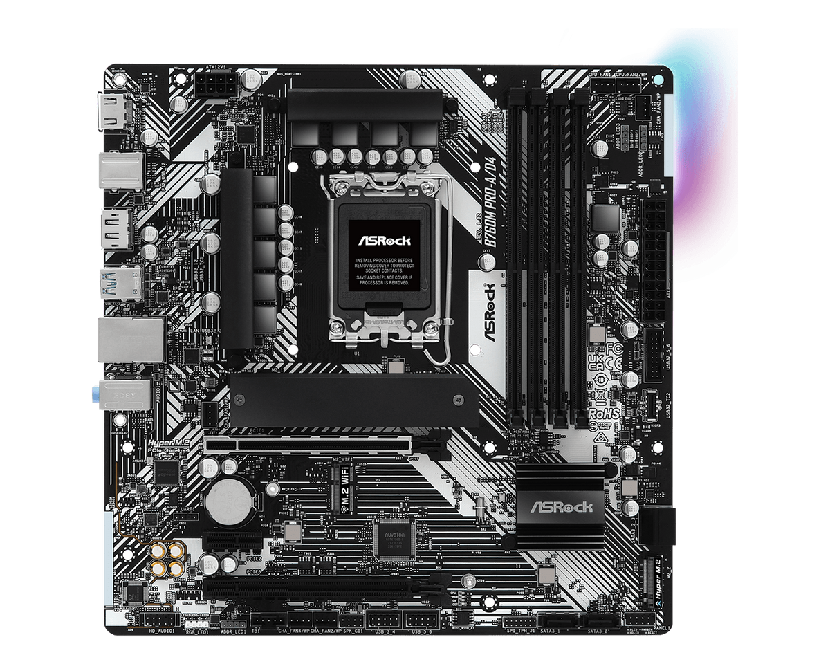 ASRock B760M Pro-A/D4 — 1