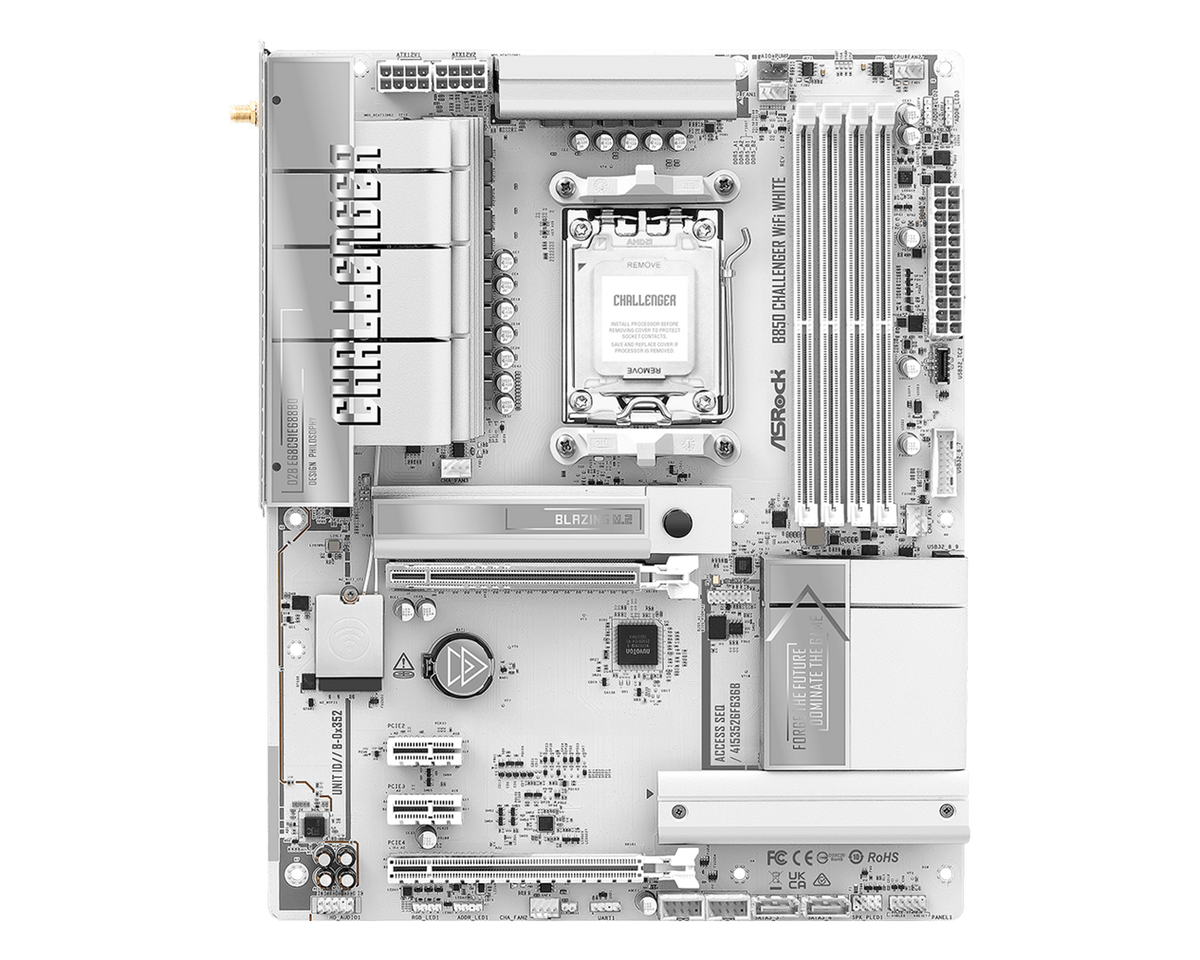 ASRock B850 Challenger WiFi White — 1