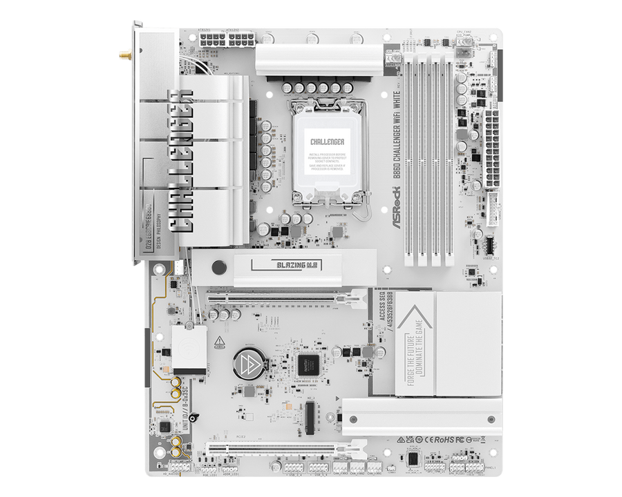 ASRock B860 Challenger WiFi White — 1