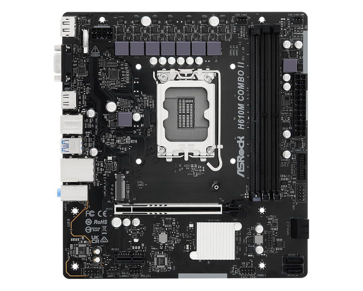 ASRock H610M COMBO II — 1