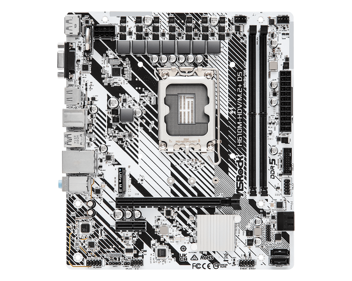 ASRock H610M-HDV/M.2+ D5 — 1