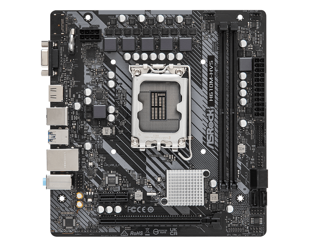 ASRock H610M-HVS — 1