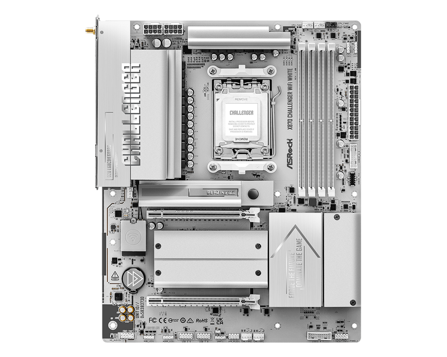 ASRock X870 Challenger WiFi White — 1