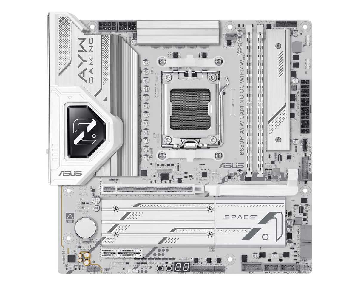 ASUS B850M AYW GAMING OC WIFI7 W — 1