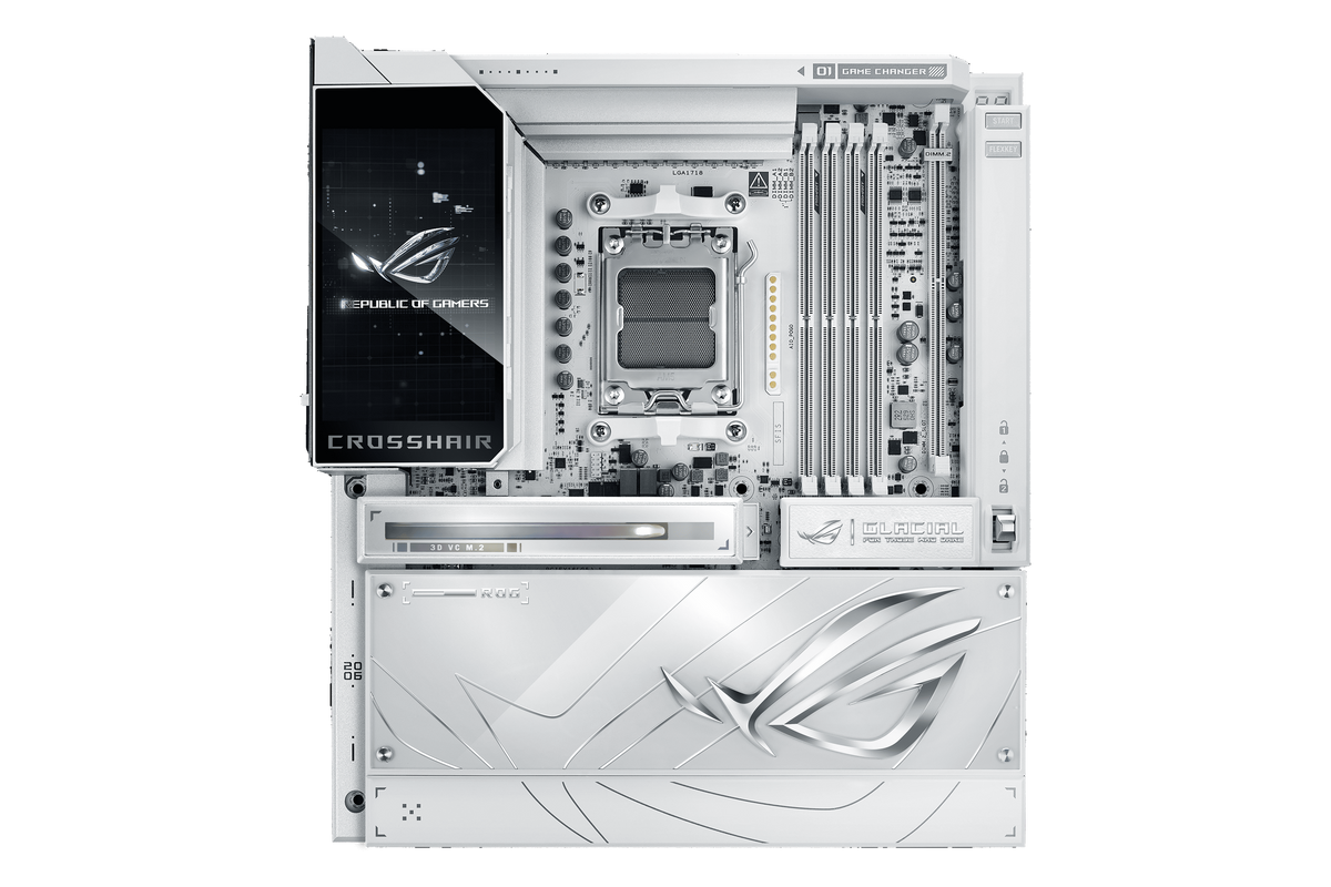 ASUS ROG CROSSHAIR X870E GLACIAL — 1