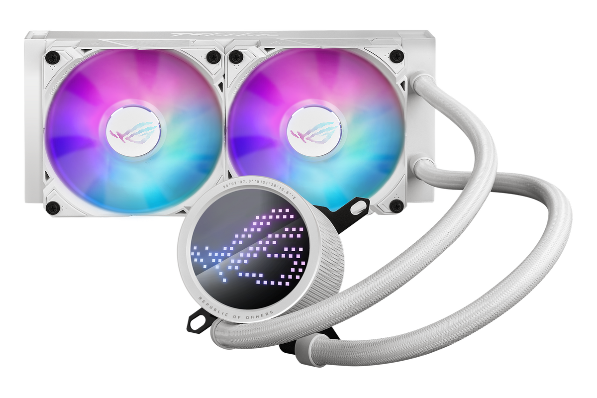 ASUS ROG Ryuo III 240 ARGB AIO Liquid Cooler White — 1