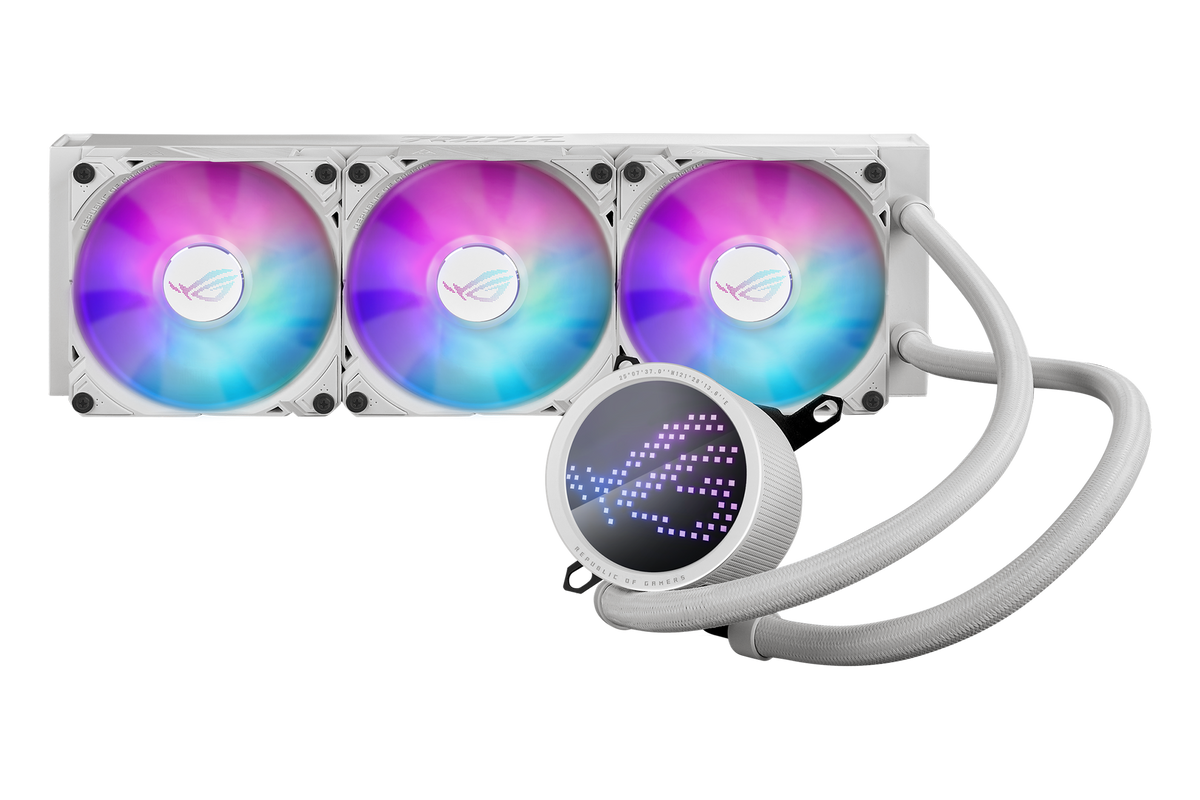 ASUS ROG Ryuo III 360 ARGB AIO Liquid Cooler White — 1