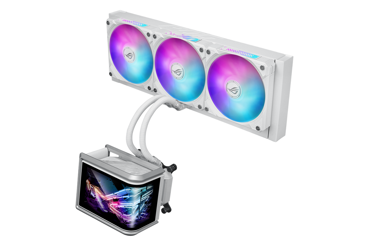ASUS ROG Ryuo IV SLC 360 ARGB AIO Liquid Cooler White — 1