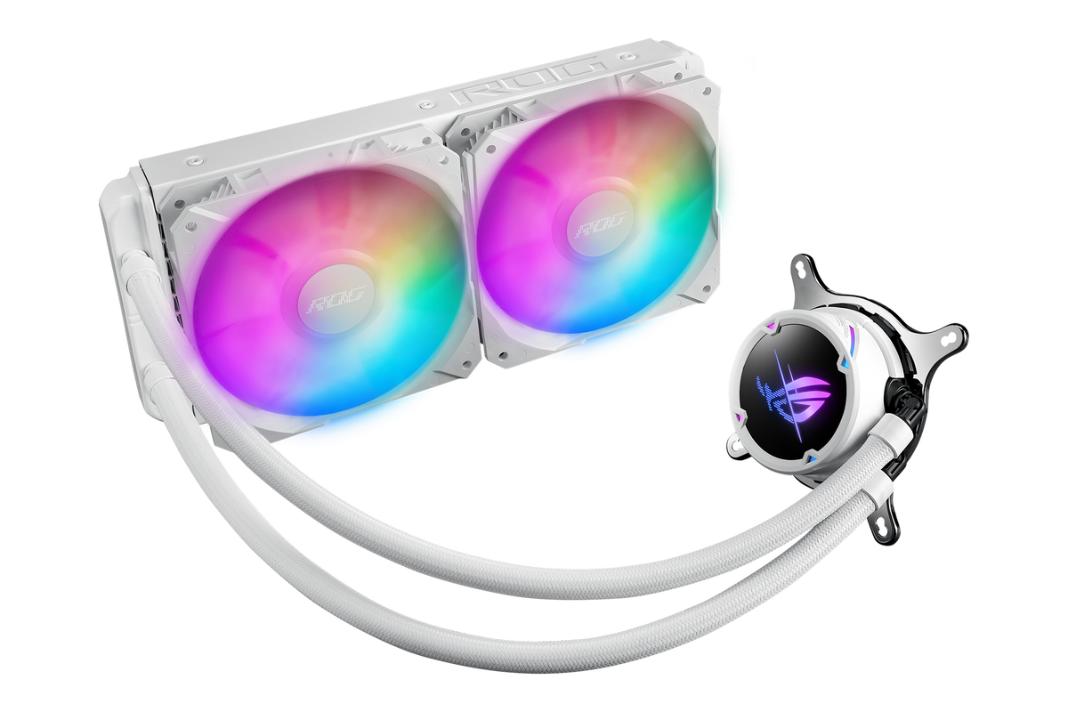 ASUS ROG Strix LC II 240 ARGB AIO Liquid Cooler White — 1