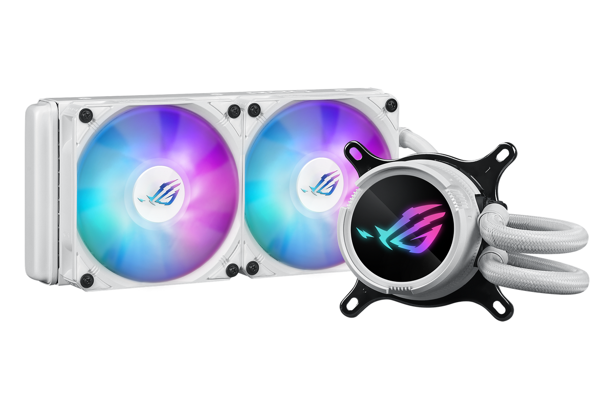 ASUS ROG Strix LC III 240 ARGB AIO Liquid Cooler White — 1