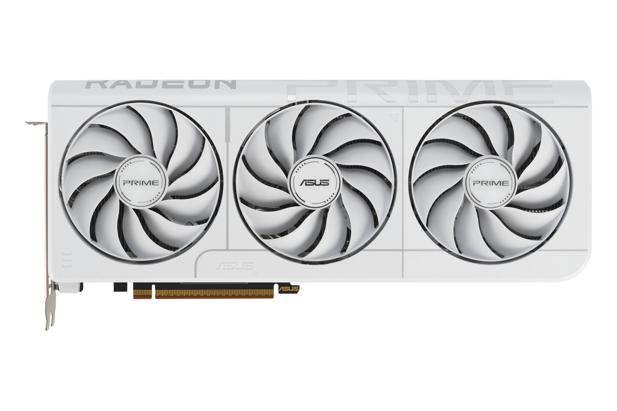 ASUS PRIME RX 9070 XT OC 16GB WHITE — 1