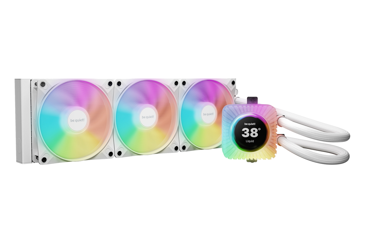 be quiet! Light Loop IO LCD 360mm White AIO Liquid Cooler — 1