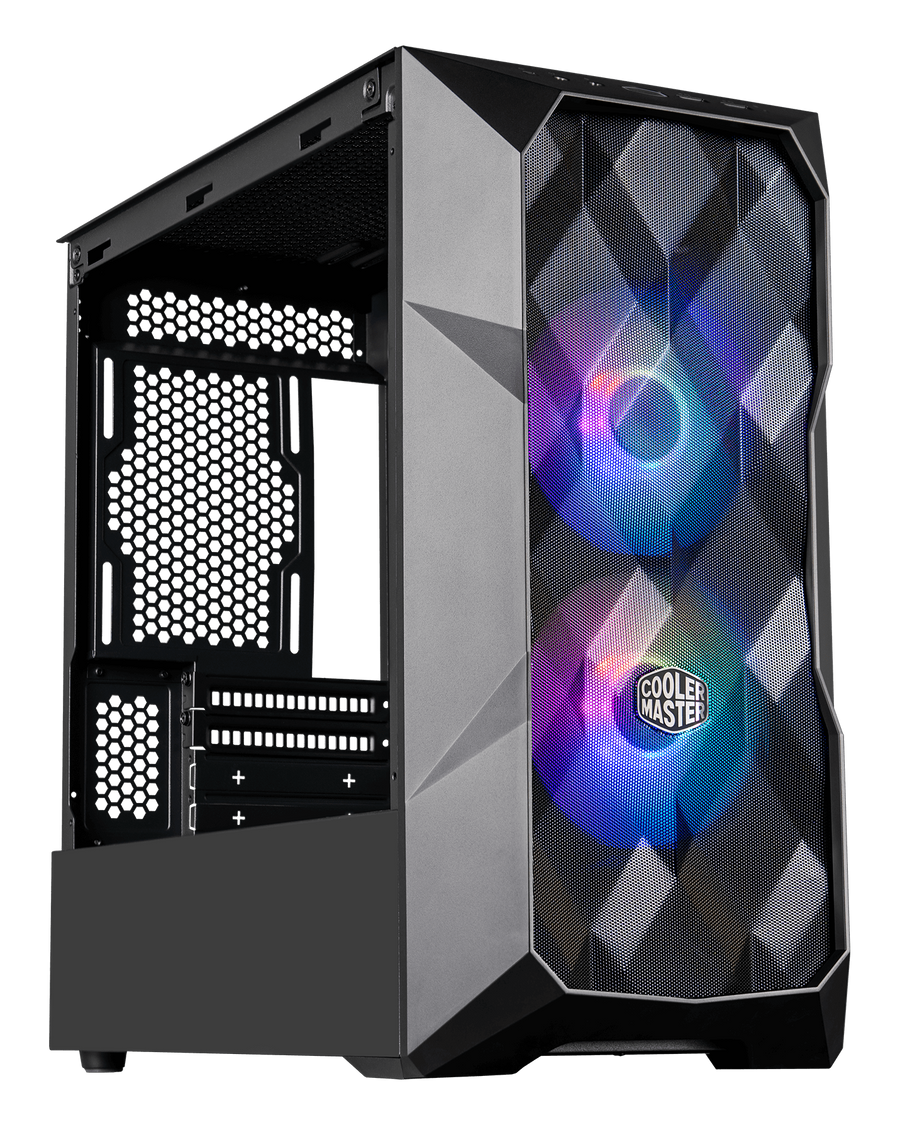 Cooler Master MasterBox TD300 Mesh Micro-ATX Tower White — 1