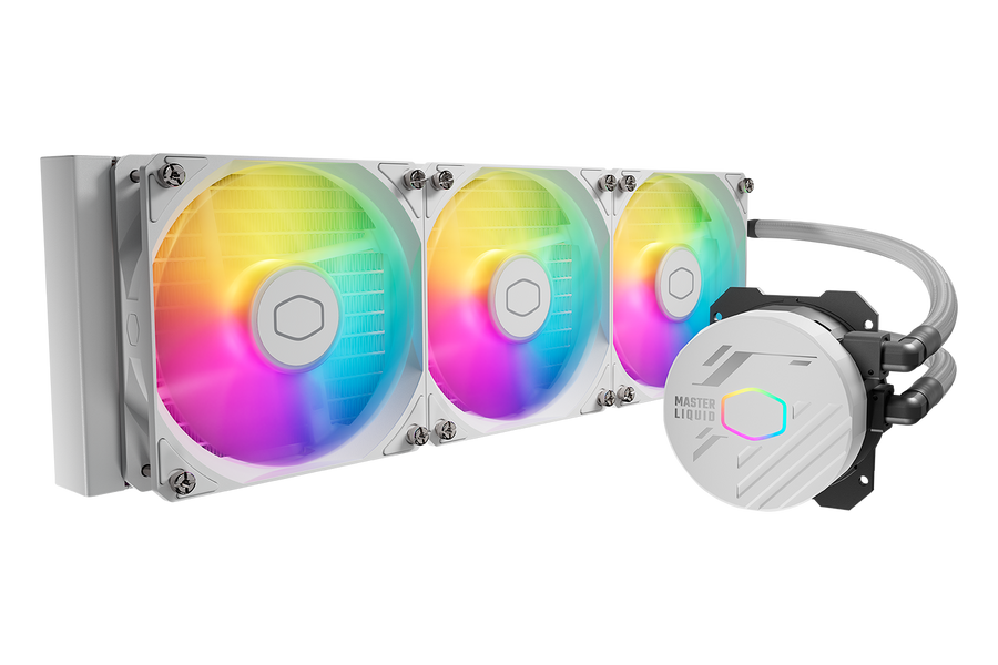 Cooler Master MasterLiquid 360L Core ARGB White AIO Liquid Cooler — 1