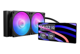 Cooler Master MasterLiquid Core LCD 6" 360 Black ARGB AIO Liquid Cooler — 3