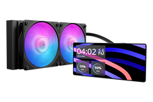 Cooler Master MasterLiquid Core LCD 6" 360 Black ARGB AIO Liquid Cooler — 3