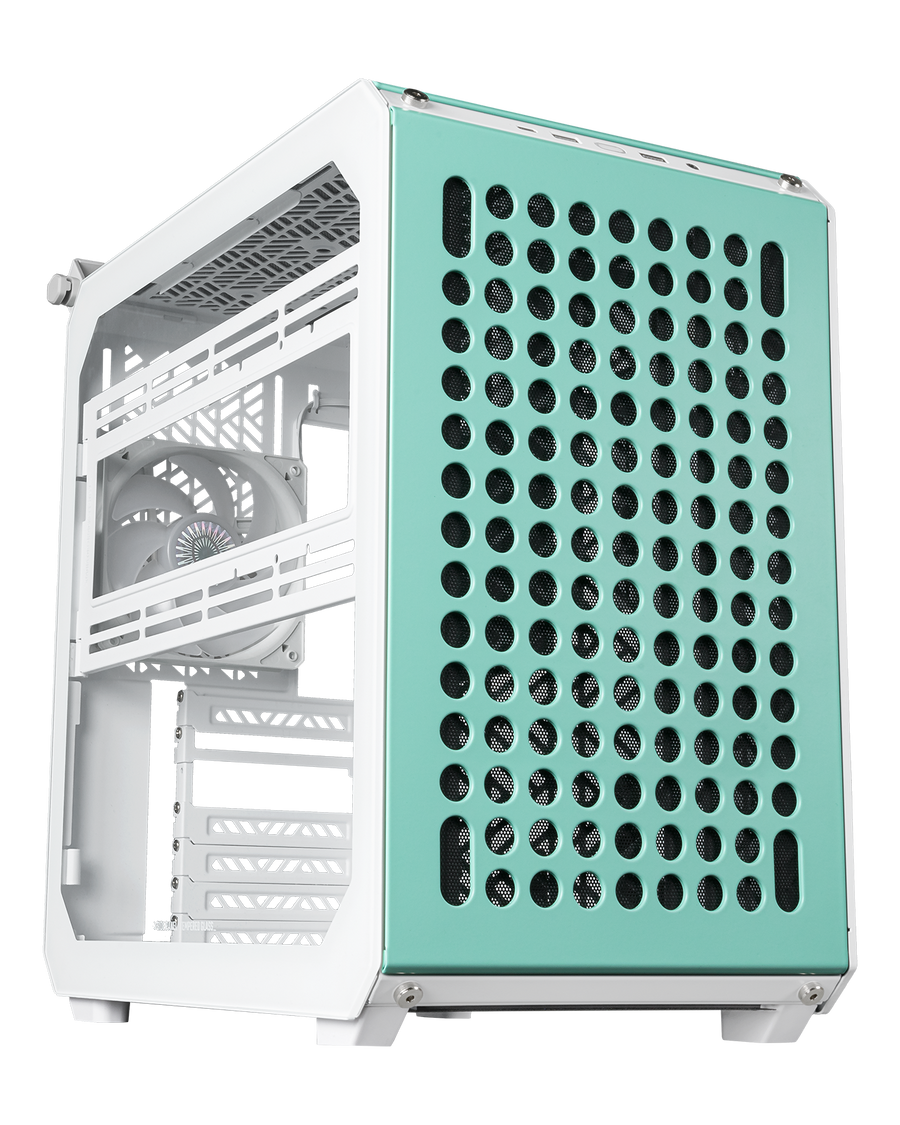 Cooler Master QUBE 500 Flatpack Macaron Edition Mid Tower Pink — 1