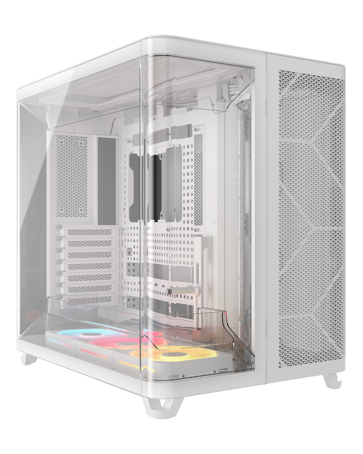 Corsair AIR 5400 LX-R RGB iCUE LINK Mid Tower White — 1