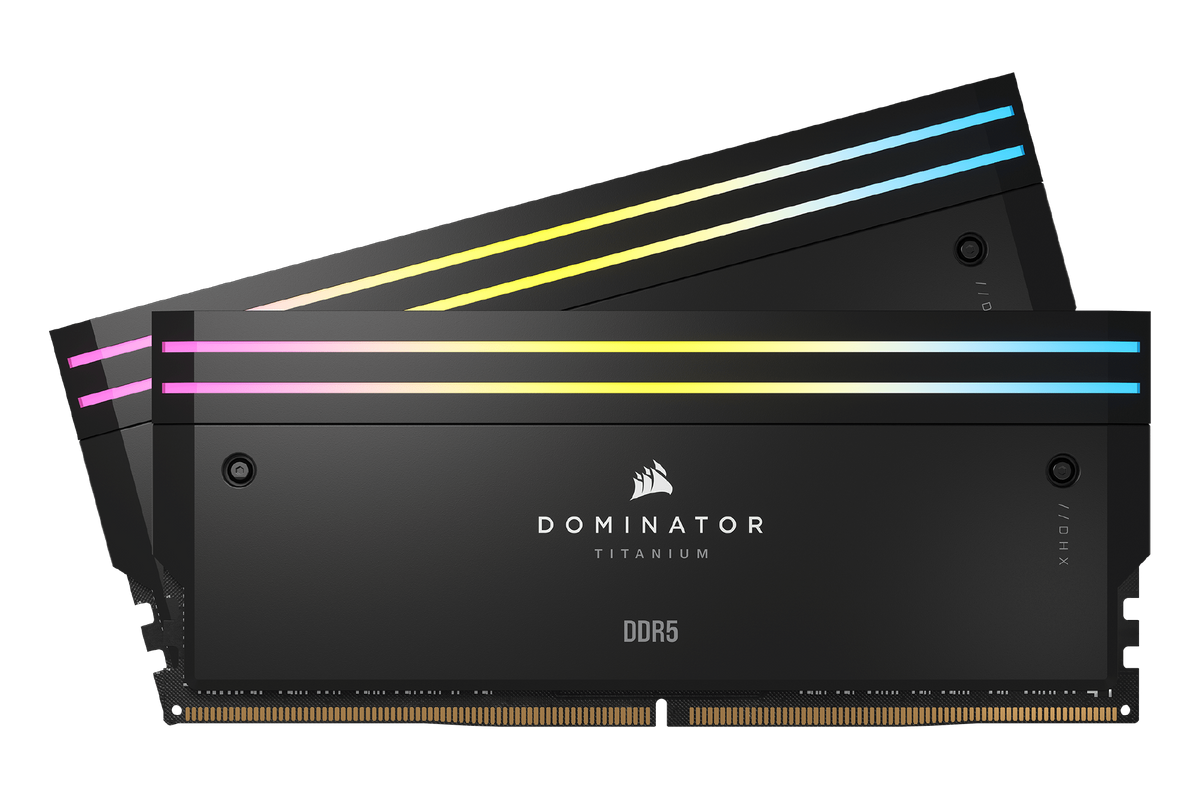 Corsair Dominator Titanium RGB 32GB (2x16GB) DDR5-6400 CL32 (CMP32GX5M2X6400C32) — 1