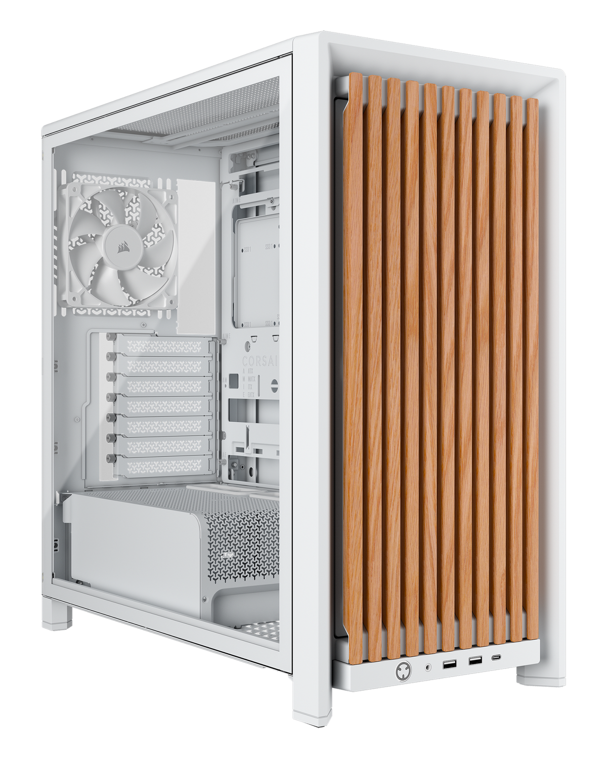 Corsair FRAME 4000D WOOD RS Oak Mid Tower — 1