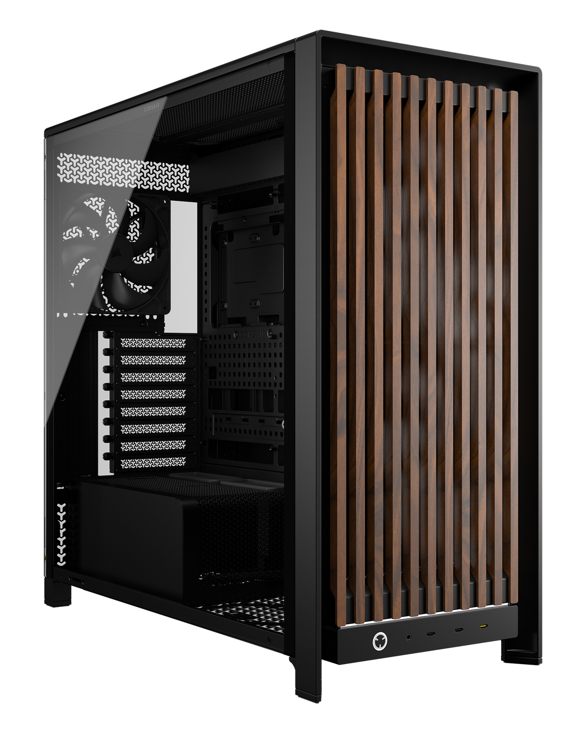 Corsair FRAME 5000D WOOD RS Walnut Mid Tower — 1