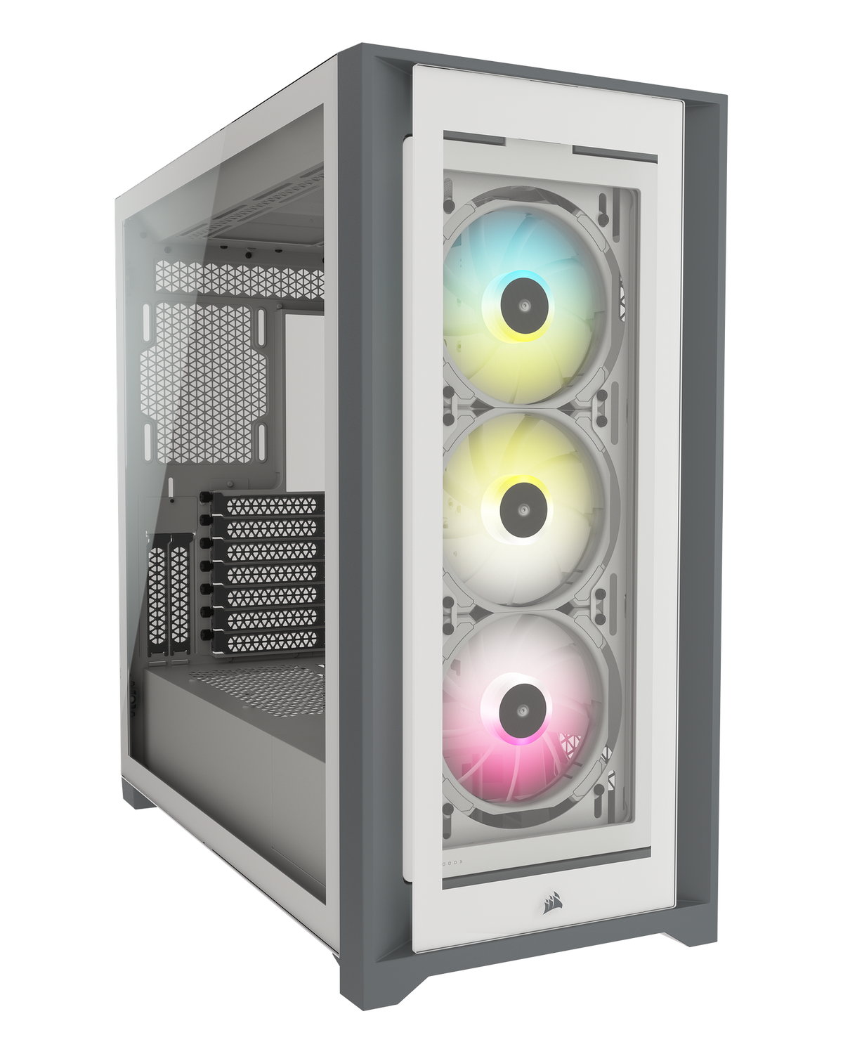 Corsair iCUE 5000X RGB Mid Tower White — 1