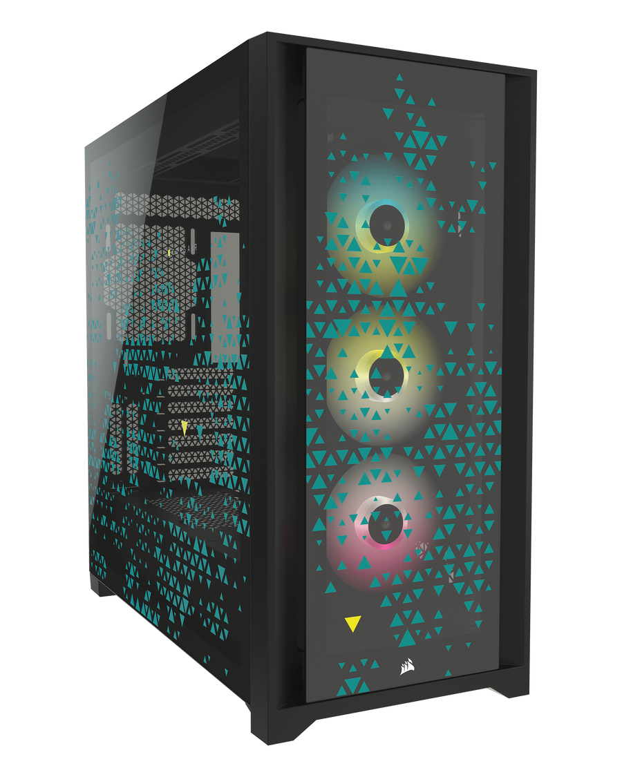 Corsair iCUE 5000X RGB SIGNATURE SERIES Triptych Mid Tower — 1
