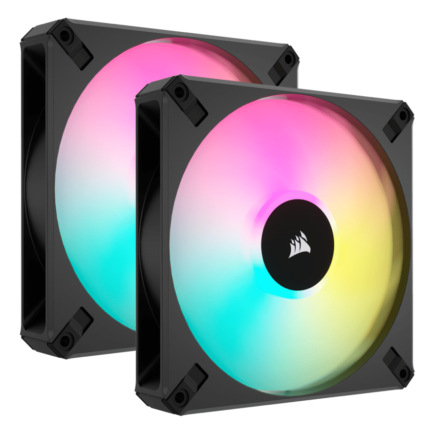 Corsair iCUE AF140 RGB ELITE 140mm 2-Pack Case Fan — 1