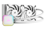 Corsair iCUE H100i RGB ELITE AIO Liquid Cooler White — 1