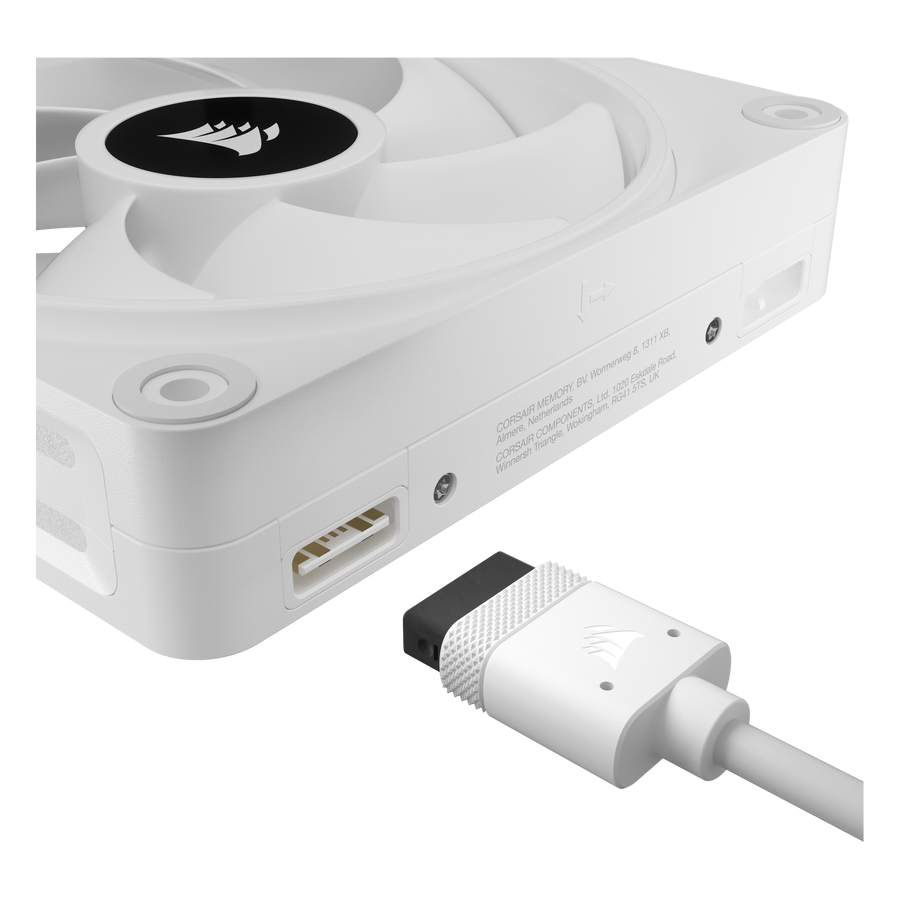 Corsair iCUE LINK QX120 RGB 120mm White Case Fan — 1