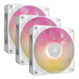 Corsair iCUE LINK RX120 MAX RGB 120mm 3-Pack White Case Fan — 2