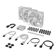 Corsair iCUE LINK RX120 MAX RGB 120mm 3-Pack White Case Fan — 3