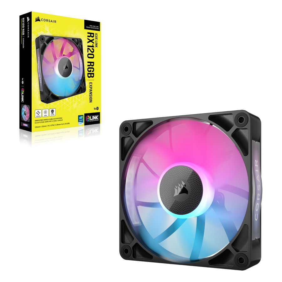 Corsair iCUE LINK RX120 RGB 120mm Case Fan — 1