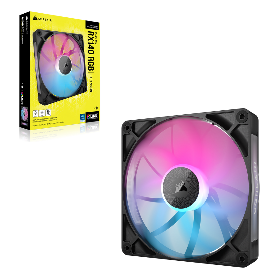 Corsair iCUE LINK RX140 RGB 140mm Case Fan — 1