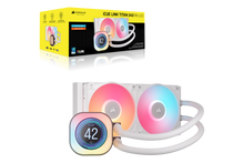 Corsair iCUE LINK TITAN 240 RX LCD AIO Liquid Cooler White — 2