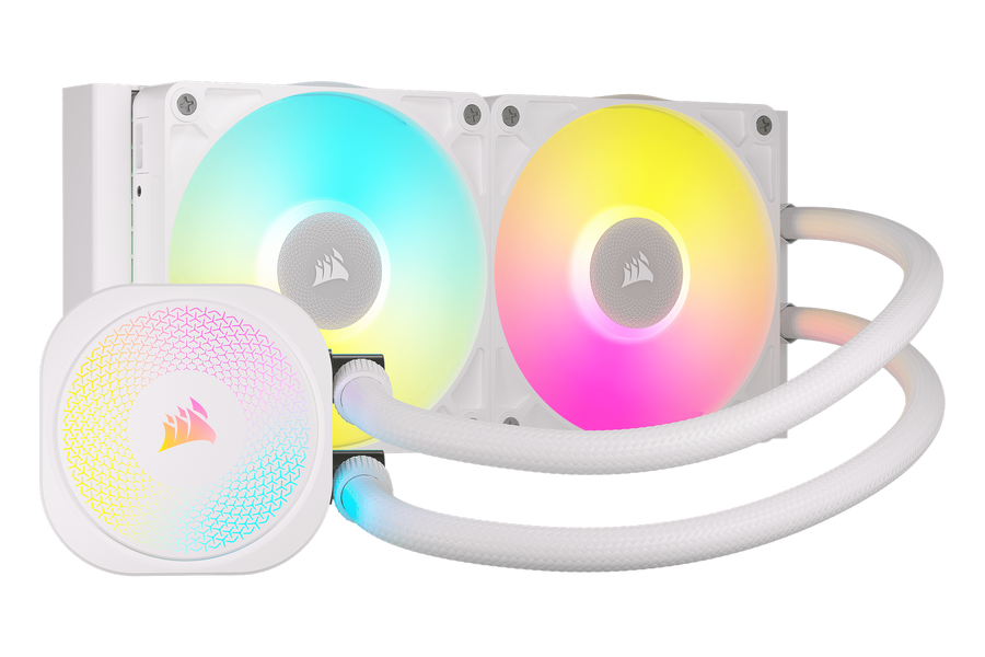Corsair iCUE LINK TITAN 240 RX RGB AIO Liquid Cooler White — 1