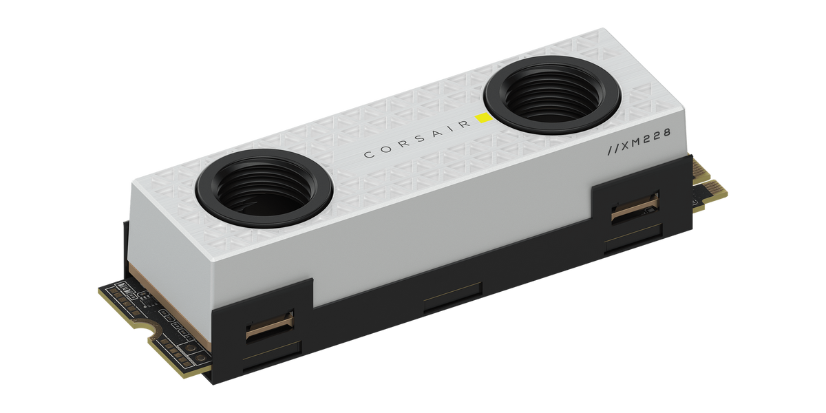 Corsair MP600 PRO XT Hydro X Edition 2TB PCIe 4.0 NVMe White — 4